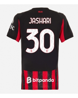 AC Milan Ardon Jashari #30 Maglia Gara Casa Repliche 2025-26 Donna Maniche Corte